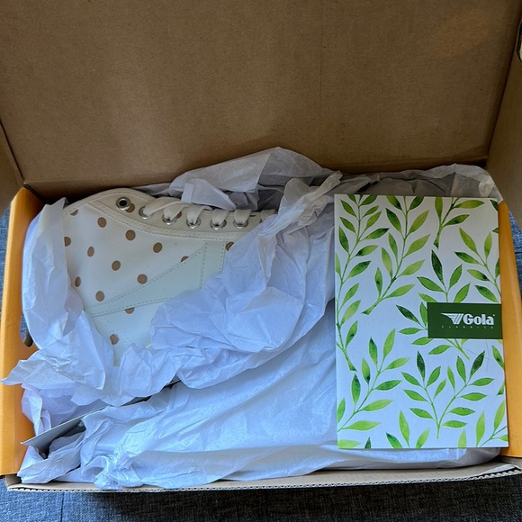 NWT J. crew Gola Polka Dot Coaster High sneakers - Picture 10 of 11